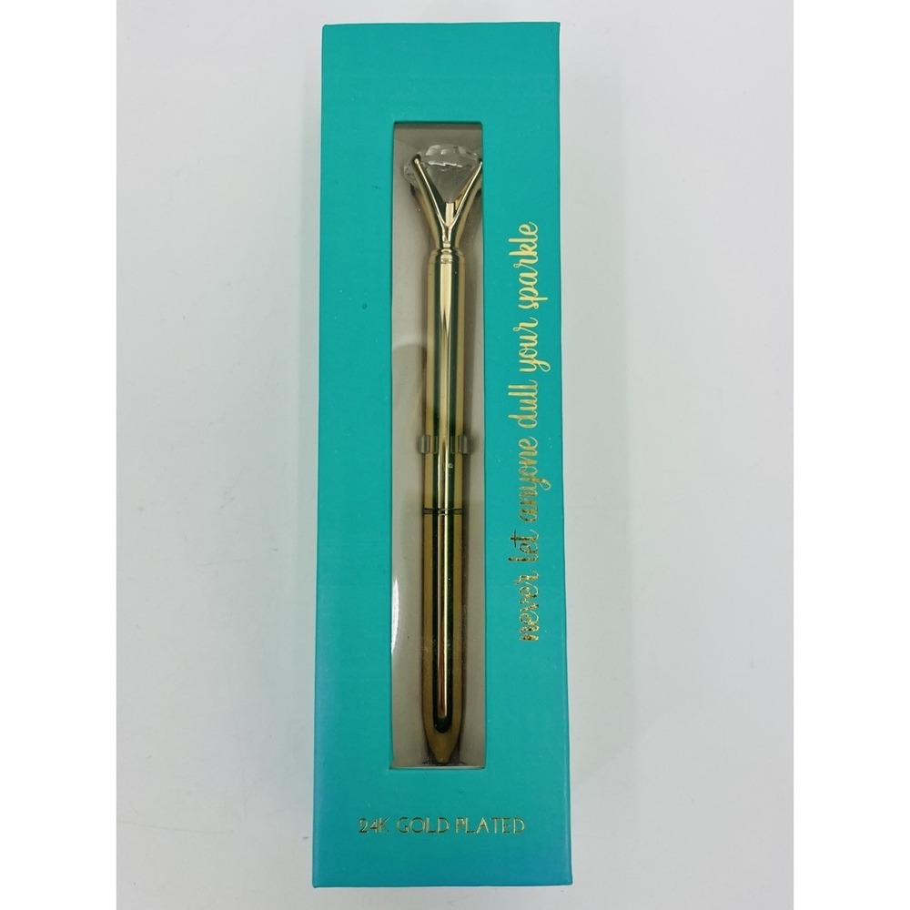 Andrews and Blaine Gold Diamond Pen Never Let Anyone Dull Your Sparkle